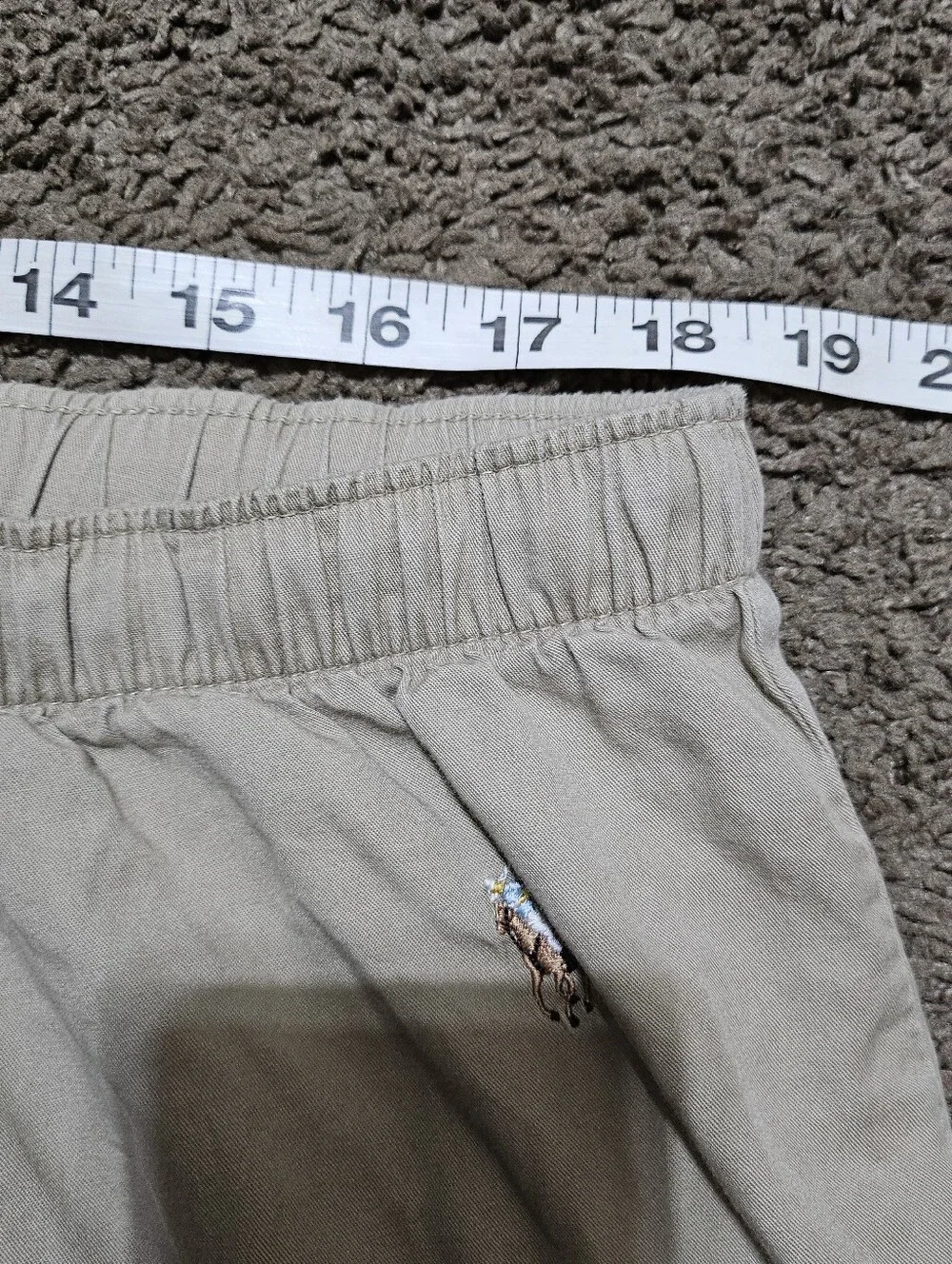 POLO RALPH LAUREN MEN'S LOUNGE PANTS SIZE L TAN